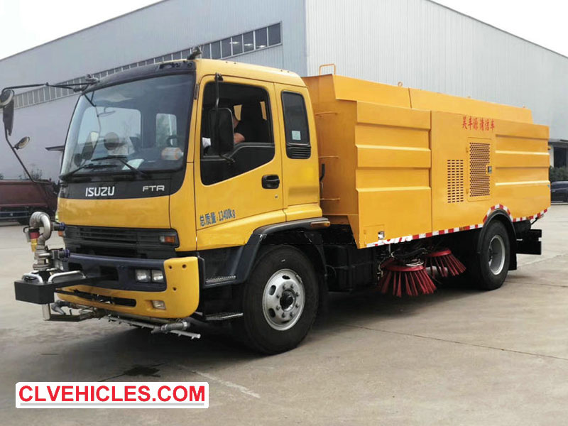 ISUZU Road sweeper truck