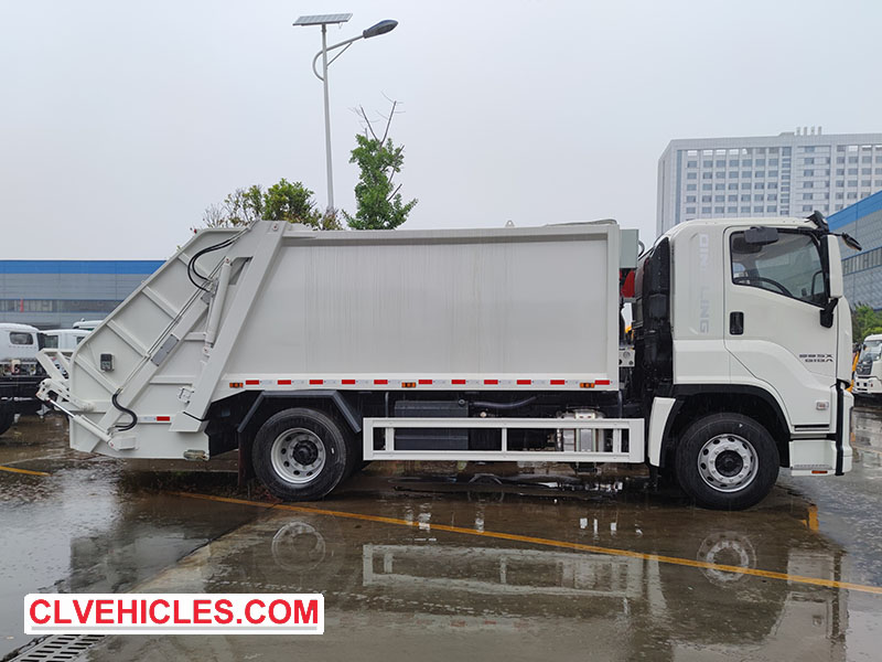 Compress garbage trucks