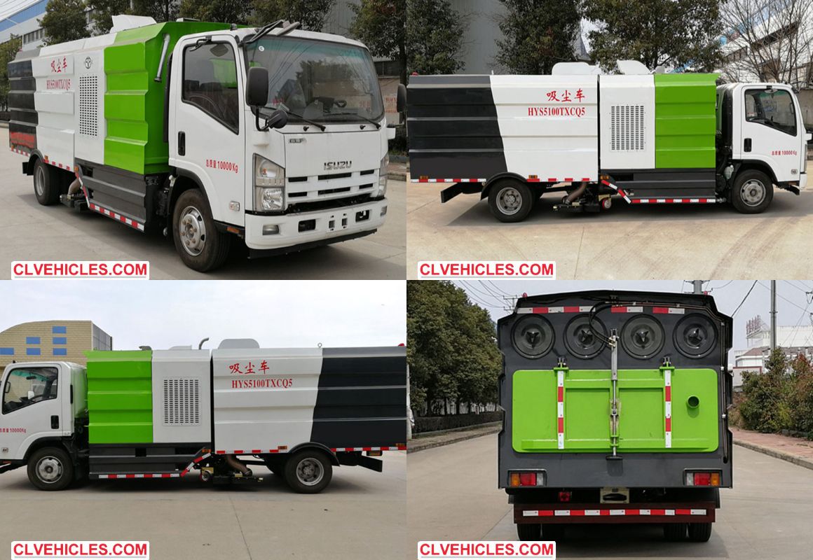 ISUZU Road Dust Vacuum Cleaner Road Dust Vacuum Cleaner Truck